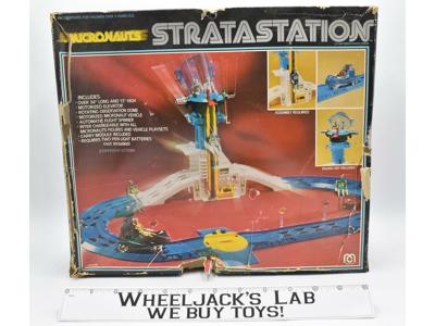 Strata Station w Box Mego Micronauts Vintage Action Figure Vehicle 1976