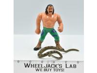 Jake the Snake Roberts W/Damien WWF Wrestling Series 1 1990 Hasbro Action Figure
