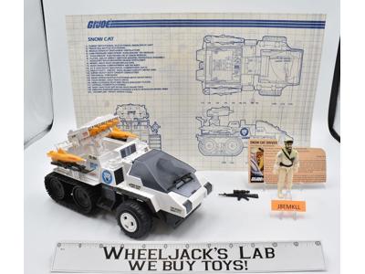 Snow Cat W/ Frostbite 100% Complete 1985 GI Joe Hasbro Vintage Action Figure