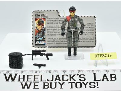 Low-Light 100% Complete GI Joe V1 ARAH Vintage Hasbro 1986 Action Figure