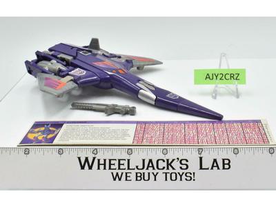 Cyclonus PURPLE EARS 100% Complete 1986 Vintage Hasbro G1 Transformers