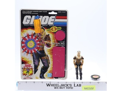 Crystal Ball V1 100% Complete W/ 34 Cardback 1987 G.I. Joe Hasbro Vintage Figure