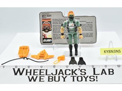 Wet-Suit V1 100% Complete 1986 GI Joe ARAH Hasbro Vintage Action Figure