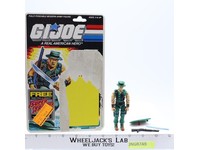 Muskrat 100% Complete W/ 34 Cardback 1988 G.I. Joe Vintage Hasbro Action Figure