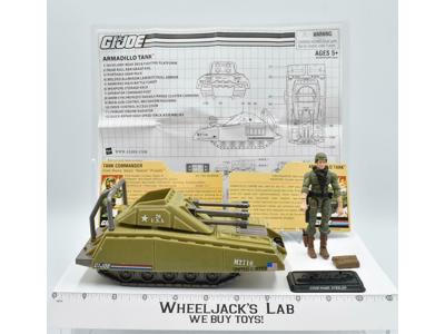 Armadillo Tank &amp; Steeler 100% Complete 2008 G.I. Joe Action Figure Vehicle