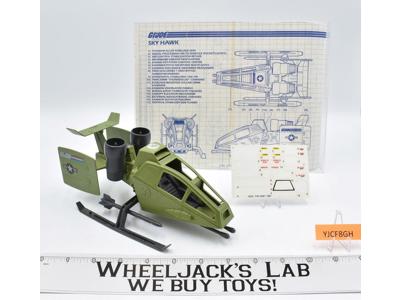 Sky Hawk 100% Complete 1984 G.I. Joe Hasbro Vintage Action Figure Vehicle