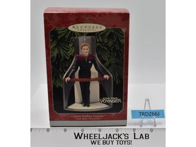 Captain Kathryn Janeway Star Trek Voyager MIB 1998 Hallmark Keepsake Ornament