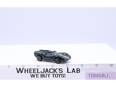 Lola GT70 Green Enamel w/ Stripe 1968 1969 Mattel Redline Hot Wheels Vtg RL