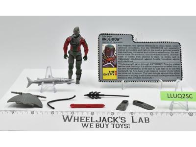 Undertow V1 100% Complete G.I. Joe 1990 Hasbro Vintage Action Figure