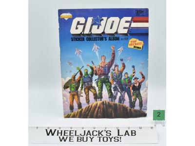 Sticker Collector's Album #2 G.I. Joe 1986 Hasbro Diamond Stickers