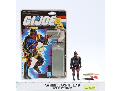 Iron Grenadiers V1 100% Complete 34 Cardback 1988 G.I. Joe Hasbro Vintage Figure