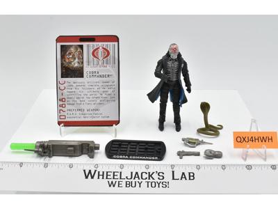 Cobra Commander 100% Complete GI Joe Rise of Cobra 2009 Hasbro Action Figure