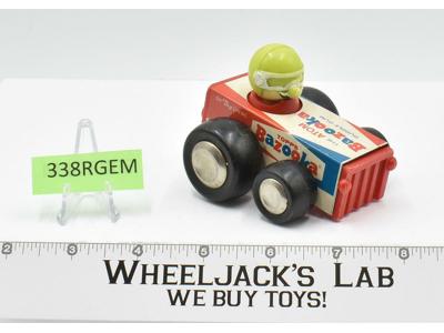 Six Big Chews Topps Bazooka Bubblegum 1970's Buddy L Vintage Toy Car