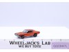 Custom Cougar Orange Hot Wheels 1967 1968 Mattel Redline Spring base plate Vtg