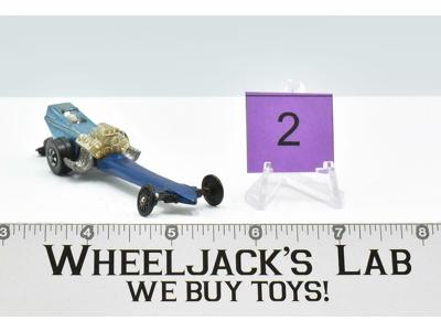 Fuel Dragster #2 Blue 1970 Hot Wheels Mattel Vintage