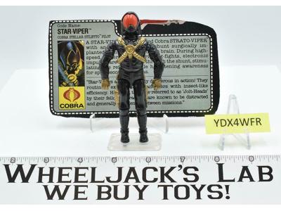 Star-Viper V1 100% Complete 1988 GI Joe ARAH Vintage Hasbro