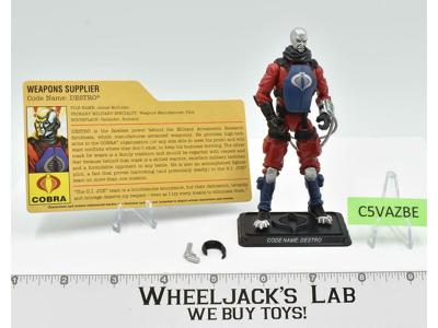 Destro Weapons Supplier 100% Complete G.I Joe Resolute 2009 Hasbro Action Figure