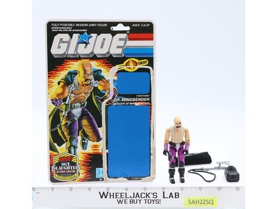 Dr. Mindbender 100% Complete 36Cardback 1986 GI Joe Hasbro Vintage Action Figure