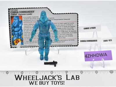 Cobra Commander v23 100% Complete GI Joe 2005 Hasbro Action Figure