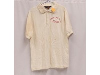 Starsky & Hutch Cubberly High School Coach Polo Sz. L Large Men's Top David Soul