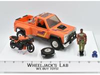 Firecracker W/Hondo MacLean 1985 WORKS MASK Kenner Vintage Action Figure Vehicle