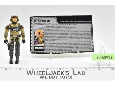 Slip Stream V1 100% Complete G.I. Joe 1986 Hasbro Vintage Action Figure