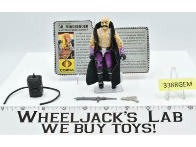 Dr. Mindbender V1 100% Complete 1986 GI Joe ARAH Hasbro Action Figure