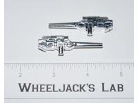 Eject Rewind Silver Guns Lasers Pair 1986 Vintage G1 Transformers Action Figure