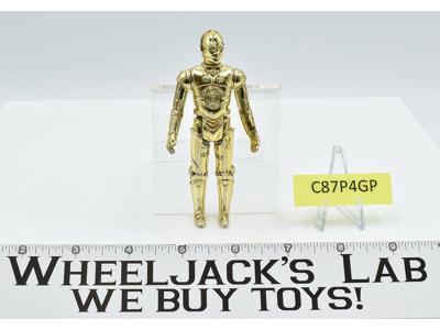 C-3PO DARK GOLD Complete Star Wars 1977 Kenner Vintage Action Figure No Repro