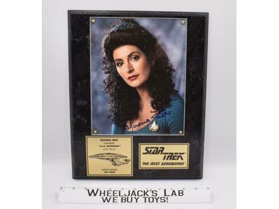 Counselor Deanna Troi Star Trek Next Generation AUTOGRAPHED Plaque 361/2500