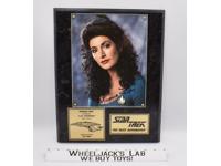 Counselor Deanna Troi Star Trek Next Generation AUTOGRAPHED Plaque 361/2500