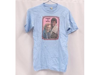 Starsky & Hutch T-Shirt Adult Small Top Blue David Soul Paul Michael Glaser