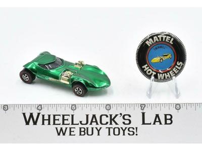 Twinmill Green With Button Hot Wheels 1968 Redline Mattel Vintage RL