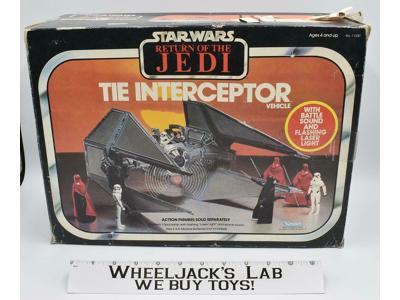 Imperial Tie Interceptor Star Wars ROTJ Vintage 1983 Kenner