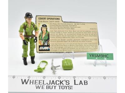 Lady Jaye V1 100% Complete G.I. Joe 1985 Hasbro Vintage Action Figure