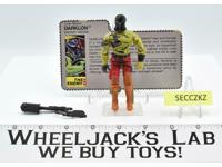 Darklon V1 100% Complete 1989 GI Joe Vintage Hasbro ARAH Action Figure