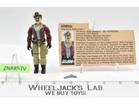 Admiral Keel-Haul V1 100% Complete G.I. Joe 1985 Hasbro RED BACK MAIL AWAY