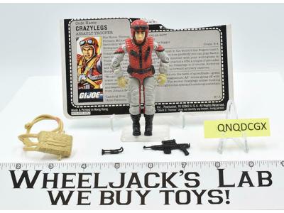 Crazy Legs 100% Complete GI Joe ARAH Vintage Hasbro 1987 Action Figure