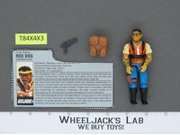 Red Dog V1 100% Complete G.I. Joe 1987 Hasbro Vintage Action Figure