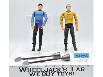 Amok Time Kirk &amp; Spock Star Trek 2008 Diamond Select Toys 7" Action Figures