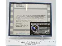 Star Trek Three Phaser Certificate of Authenticity Richard A. Coyle Roddenberry