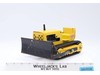 #2300 Yellow Bulldozer Pressed Steel 1960s Tonka Vintage Construction Truck
