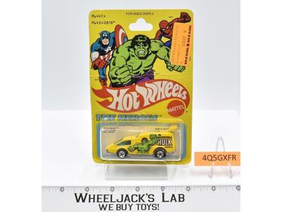 Hulk The Hereos Hot Wheels 1980 Mattel MOSC NEW SEALED