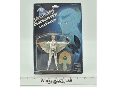 Quicksilver With Tally-Hawk MOSC NEW Silverhawks 1986 Kenner Telepix Figure