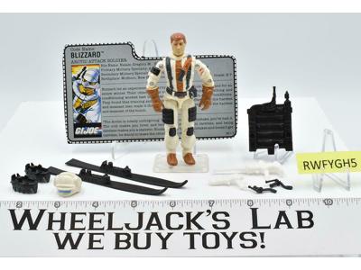 Blizzard V1 100% Complete 1988 GI Joe ARAH Vintage Hasbro Action Figure