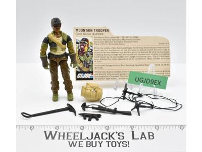 Alpine V1 100% Complete G.I. Joe 1985 Hasbro Vintage Action Figure