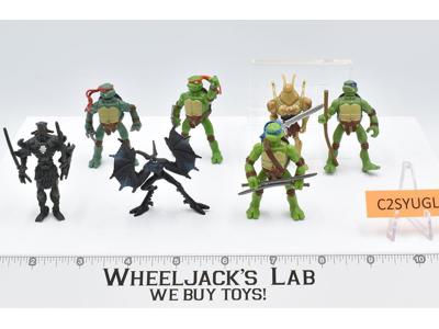 Lot of 7 Teenage Mutant Ninja Turtles 2006 Playmates Mini 2" Action Figures