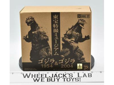 Godzilla 1954 &amp; 2012 Special Effects Museum Versions X Plus Garage Toy NEW MISB