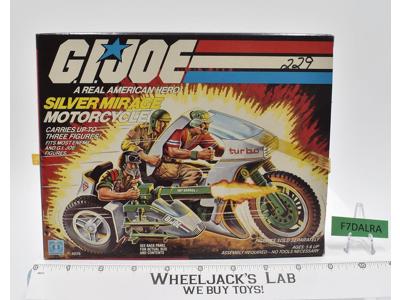 Silver Mirage Motorcycle GI Joe 1985 Action Figure Vehicle NEW MIB