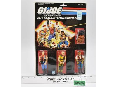SGT. Slaughter's Renegades GI Joe 1987 Hasbro Figure MOSC SEALED NEW